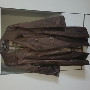 Jacket green midi